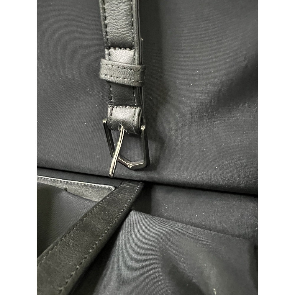 Vintage Stuart Kern America Leather Duffel Bag Black Large LA YULO Private Club - Picture 11 of 16
